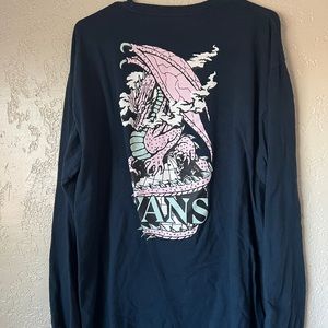 Vans Blue Long Sleeve Shirt